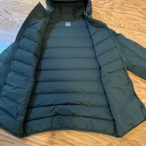 32 Degrees Hooded Jacket Khaki Green Size Small